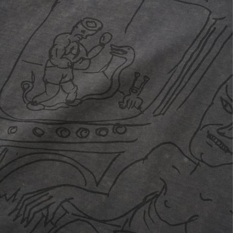 BUTTERGOODS X DANIELJOHNSTON SATAN TEE - BLACK