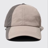 DEMARCOLAB TECH LEATHER RACING CAP - ECRU