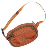 HELLRAZOR  LOGO EMB  POUCH - RUST/ARMY GREEN