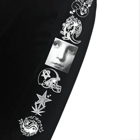 BLEACH USA JUNK L/S TEE - BLACK