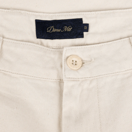DIME BAGGY CHINO PANTS - NATURAL