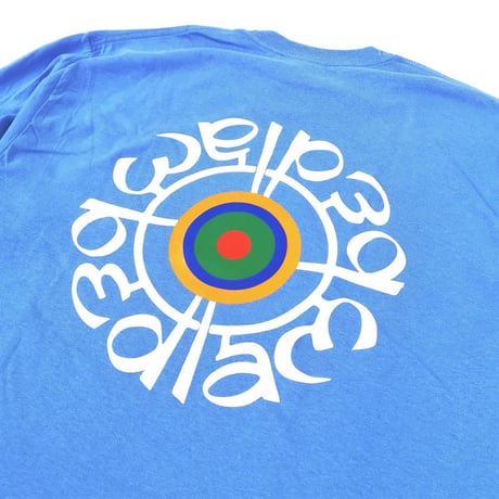 BEDLAM TARGET L/S TEE  - CARDINAL BLUE