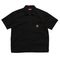 HELLRAZOR DUCK ZIP SHIRT - BLACK