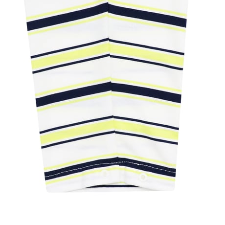 WHIMSY SNAP BORDER TOP - WHITE