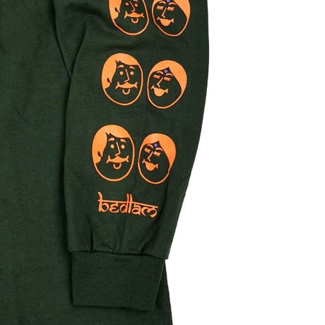 BEDLAM EGGS L/S TEE - GREEN