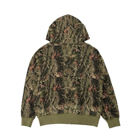 INTERBREED CAMOUFLAGE HEAVYWEIGHT ZIPHOODIE - REAL TREE CAMO