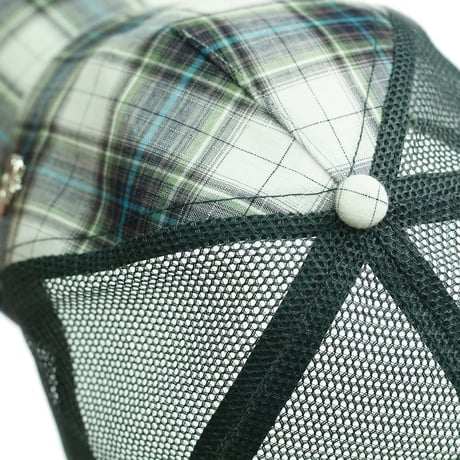 YARDSALE PHANTASY PLAID CAP - GREEN