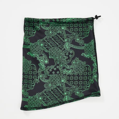 RAJABROOKE BATIK NECK WARMER - BLACK