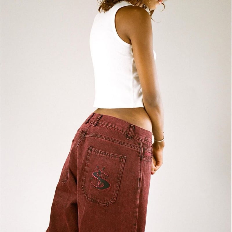 YARDSALE PHANTASY JEANS - RED | BOTTOM LINE YARDSALE PHANTASY JEANS - RED | BOTTOM LINE