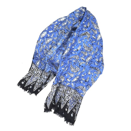 RAJABROOKE BATIK STOLE - BLUE - 大