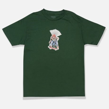BAKER SKATEBOARDS JOLLYMAN LIVES TEE -  GREEN