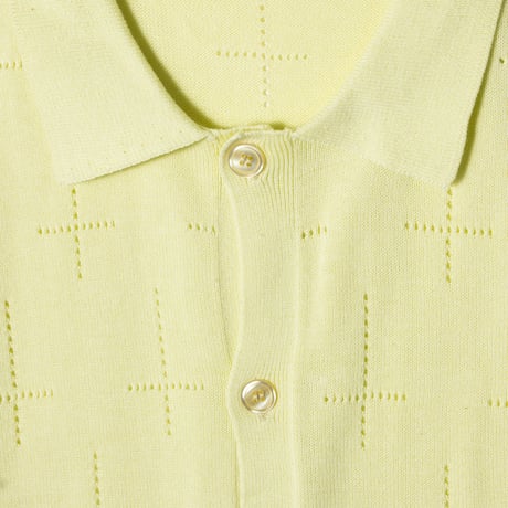 HELLRAZOR CROSS KNIT SHIRT - YELLOW