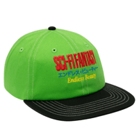SCI-FI FANTASY ENDLESS BEAUTY HAT - LIME/BLACK