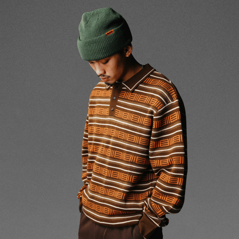 BUTTERGOODS WINDSOR KNITTED SWEATER - BROWN | B