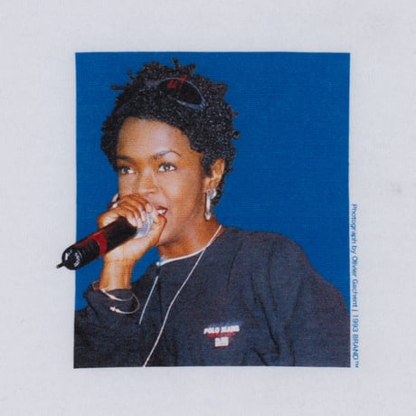 1993 LAURYN BOX PRINT TEE - WHITE