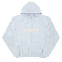 YARDSALE  VELOUR STITCH HOOD - BLUE