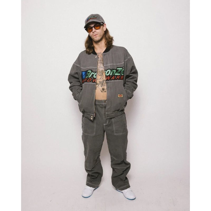 BRONZE56K ブラックカーゴパンツ BRONZE 56 FIELD PANTS