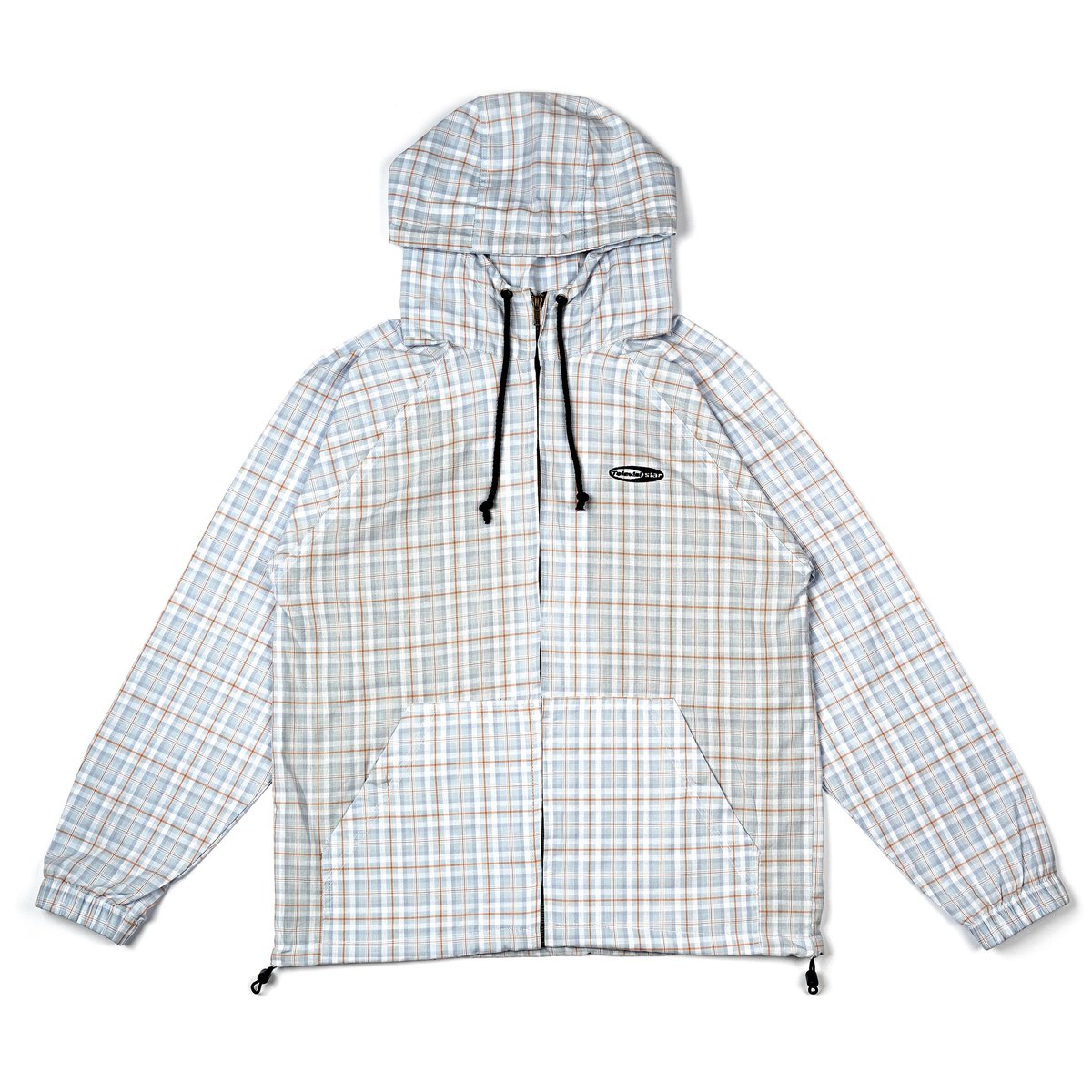TELEVISISTAR TOVAL JACKET - BLUE/WHITE PLAID CO