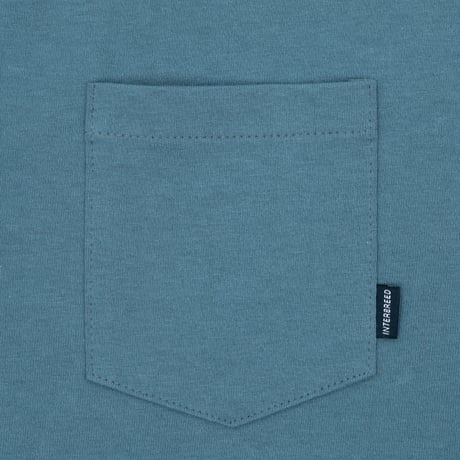 INTERBREED LUCKY POCKET TEE - SLATE