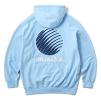 HELLRAZOR EMB PATCH FULL ZIP HOODIE - SKYBLUE