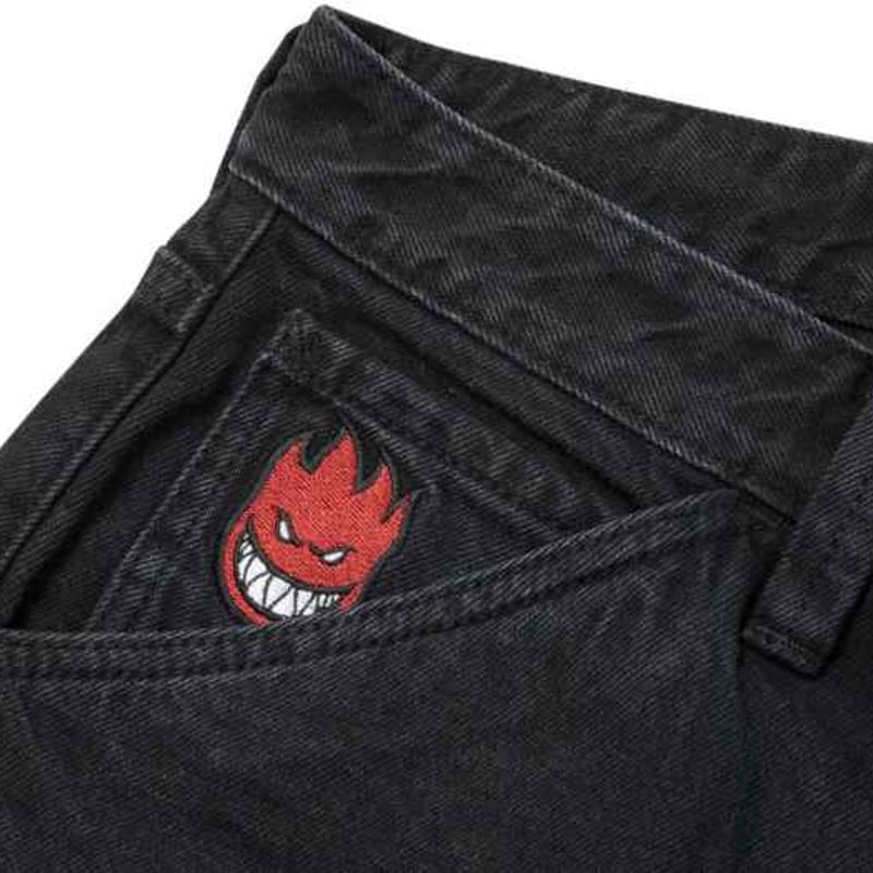 SPITFIRE BIGHEAD FILL DENIM SHORT - BLACK | BO
