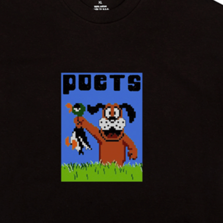 POETS DUCK HUNT TEE  - BLACK