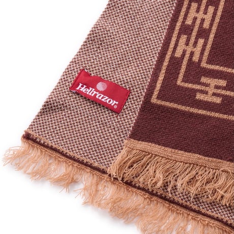 HELLRAZOR ALL TO MY PEOPLE MUFFLER - BROWN