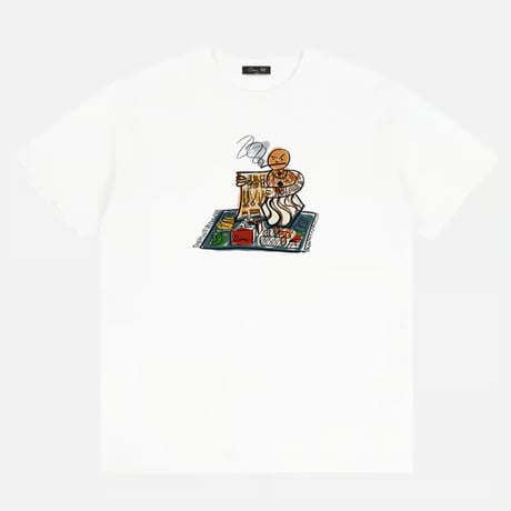 DIME SNACKMAN DEALER TEE - WHITE