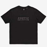POETIC COLLECTIVE LOOSE FIT TEE - BLACK