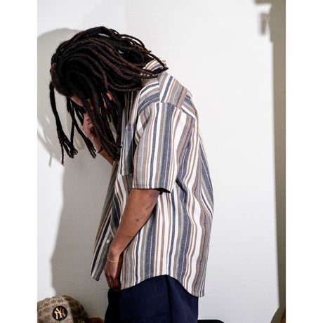 INTERBREED MULTI STRIPED SUMMER SHIRT - MULTI