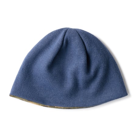 HELLRAZOR LOGO REVERSIBLE BEANIE - NAVY/WOODLAND CAMO