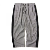 INTERBREED SIDE LINED PLAID TROUSER-BLACKWATCH