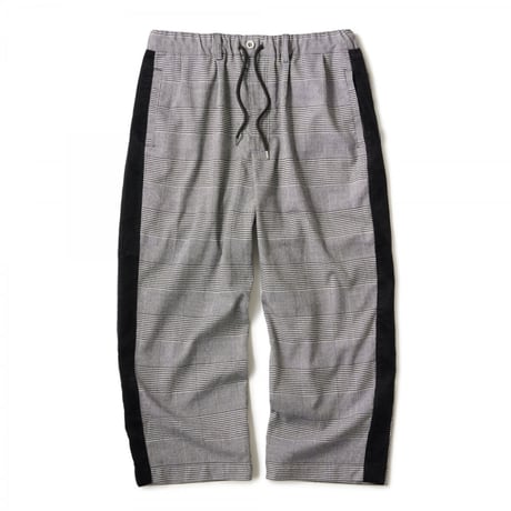 INTERBREED SIDE LINED PLAID TROUSER-BLACKWATCH