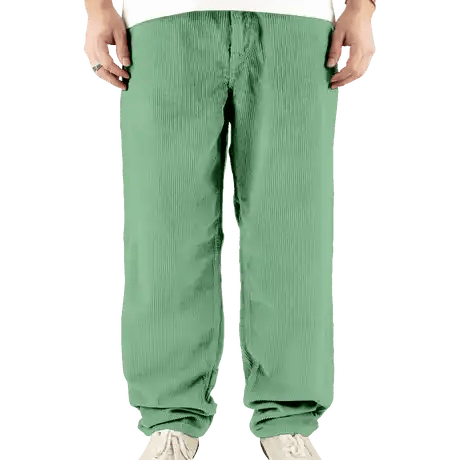 HOMEBOY X-TRA BAGGYCORD PANTS - GREENERY