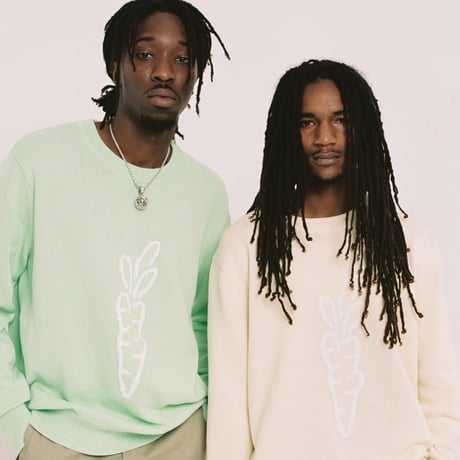 CARROTS KNIT SWEATER-SAGE GREEN