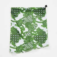 RAJABROOKE BATIK NECK WARMER - WHITE