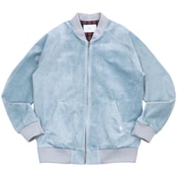 WHIMSY SUEDE BOMBER - L,BLUE