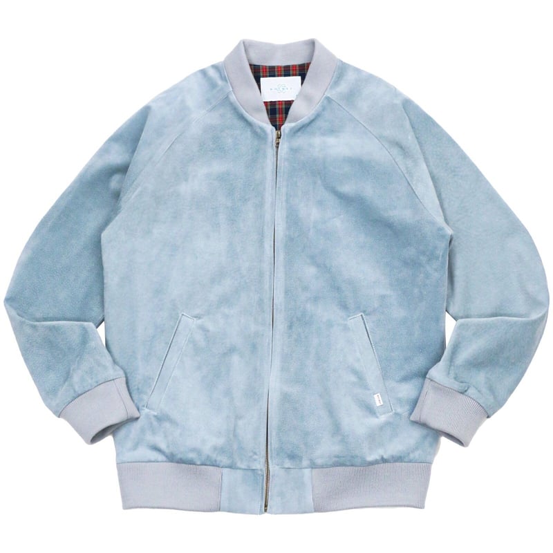 WHIMSY ウィムジー スエードボンバー ジャケット WILYWNKA L WHIMSY SUEDE BOMBER - L,BLUE | BOTTOM LINE