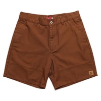 HELLRAZOR DUCK SHORTS - WALNUT