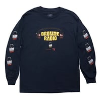 BRONZE56K DON'T TOUCH THATFUCKINGDIAL L/S TEE -NAVY