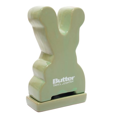 BUTTERGOODS X DANIELJOHNSTON FROG CERAMIC INCENSEHOLDER - GREEN