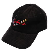 DEATHWISH NEON LIGHTS CAP  - BLACK CORDUROY