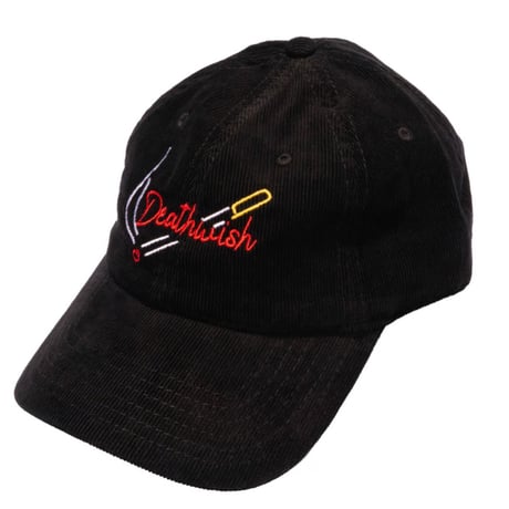 DEATHWISH NEON LIGHTS CAP  - BLACK CORDUROY