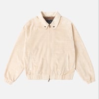 DIME PERFORALED FAUX SUEDE JACKET - TAN