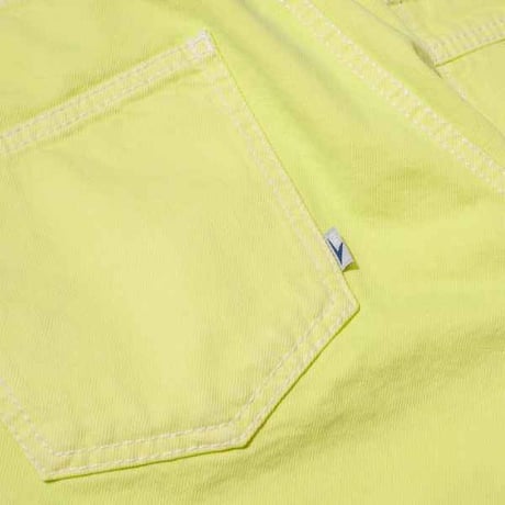 DEMARCOLAB SILVER DUB O/D DENIM JEANS - LIME