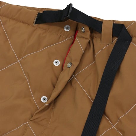 WHIMSY  REFLECTIVE QUILTED DOWN PANTS  -  CAMEL