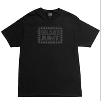 SHAKEJUNT ONE PASS TONAL TEE - BLACK
