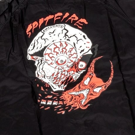  SPITFIRE x NECKFACE BREAK OFF COACH JACKET-BLACK