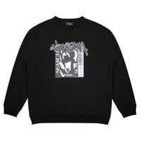 TIMESCAN SEARCH & DESTROY CREWNECK - BLACK