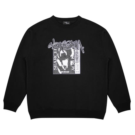 TIMESCAN SEARCH & DESTROY CREWNECK - BLACK